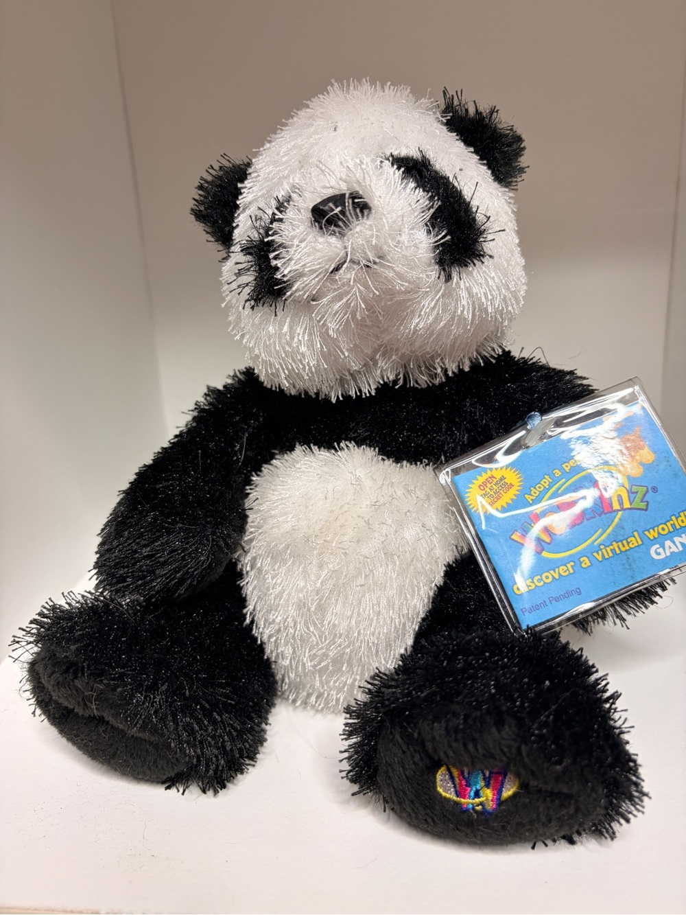 Webkinz Plush Panda Bear Stuffed Toy - with Tag Code